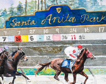 Racing to Glory: Thoroughbreds at Santa Anita Horse Racing