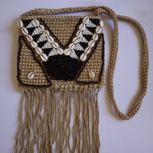Bolso tejido boho de mujer, clutch, Bolso Boho, Bolso Cross Body, Burning Man Accesorios Mujer, Ropa Festival de Música, Bolso crossbody, Bolso de ganchillo