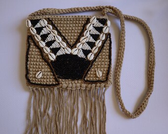 Boho tkana torba damska, kopertówka, torba Boho, torba na ramię, Burning Man Accessories Women, odzież na festiwale muzyczne, torba na ramię, torba szydełkowa