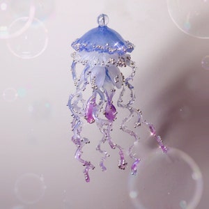 Jellyfish Earring -Blue Jelly fish earrings-A pair of Cute  earrings