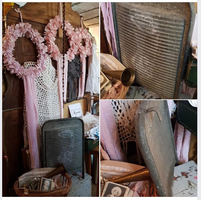 Superbe Planche à Lessiver Shabby
