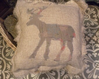 Cushion reindeer deer cozy Nordic Scandinavian LCV *.
