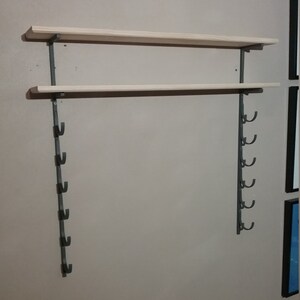 3bat Metal W/ 2 Top Shelf- Baseball Bat Display Rack and Bobblehead - Etsy