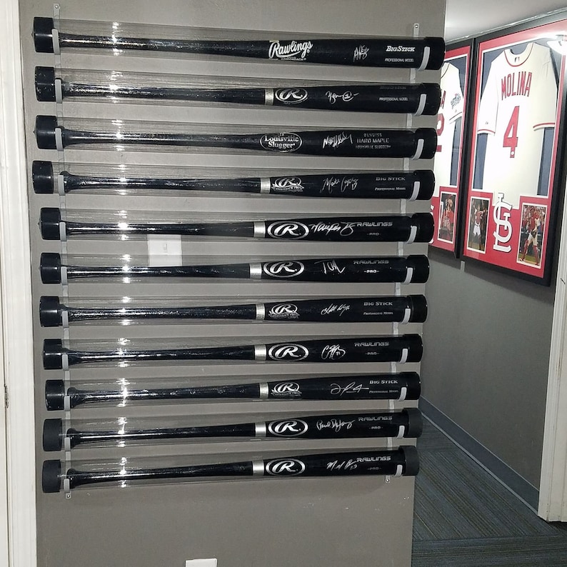 11bat Metal Baseball Bat Display Rack Etsy