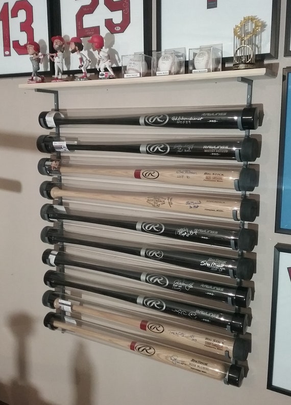 baseball bat display rack