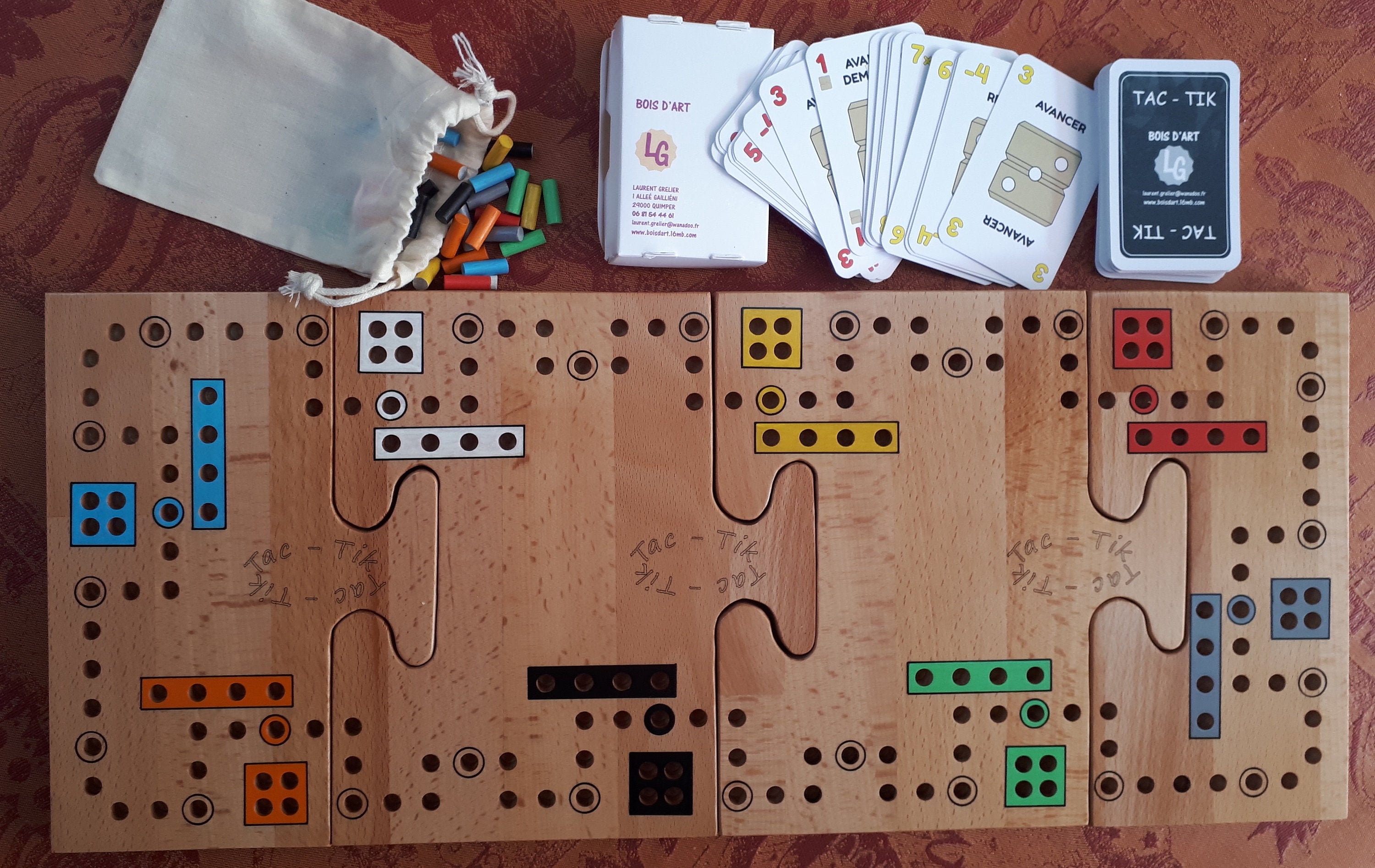 Regle Du Jeu Tac Tik A Imprimer TAC TIK jeu de société 246 jusqu'à 8 joueurs - Etsy Canada