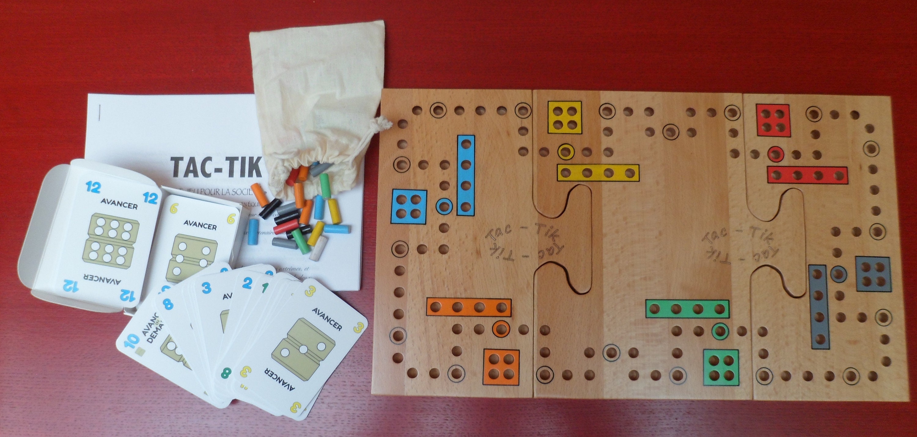 TAC TIK dans une boite en bois, Jeu de société,2,4, jusqu'à 6 joueurs Etsy France TAC TIK dans une boite en bois, Jeu de société,2,4, jusqu'à 6 joueurs Etsy France