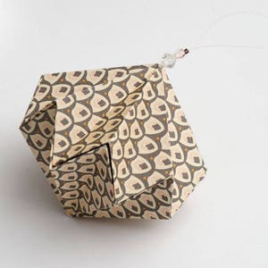Origami Paper Diamond Scandinavian Style PERSONALISATION IN THE DEMANDE image 1