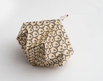 Diamant en papier origami - Style scandinave *** PERSONNALISATION A LA DEMANDE ***