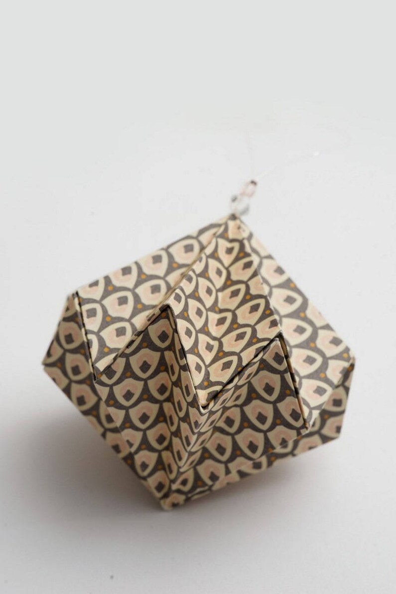 Origami Paper Diamond Scandinavian Style PERSONALISATION IN THE DEMANDE image 2