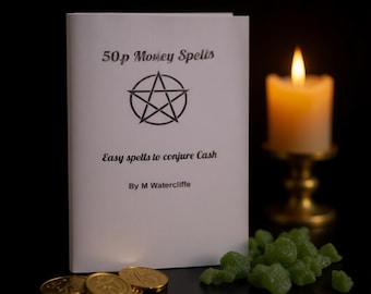 Money Spells Book: English Witchcraft Grimoire (Digital Download)