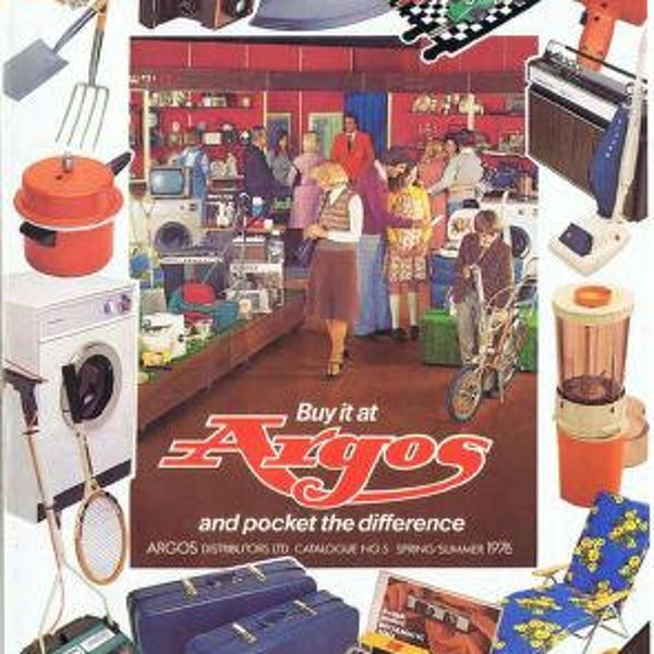 vintage 1970S Argos Home Catalogue Mail Order Collection x 5 Télécharger