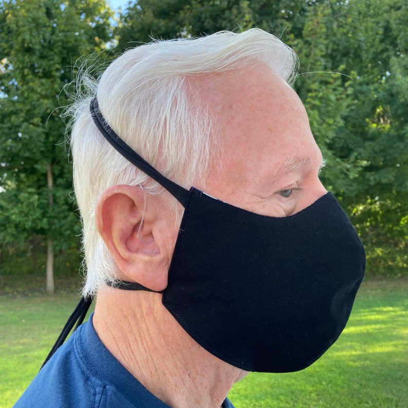 Hearing Aid Face Mask Comfortable and Adjustable Soft