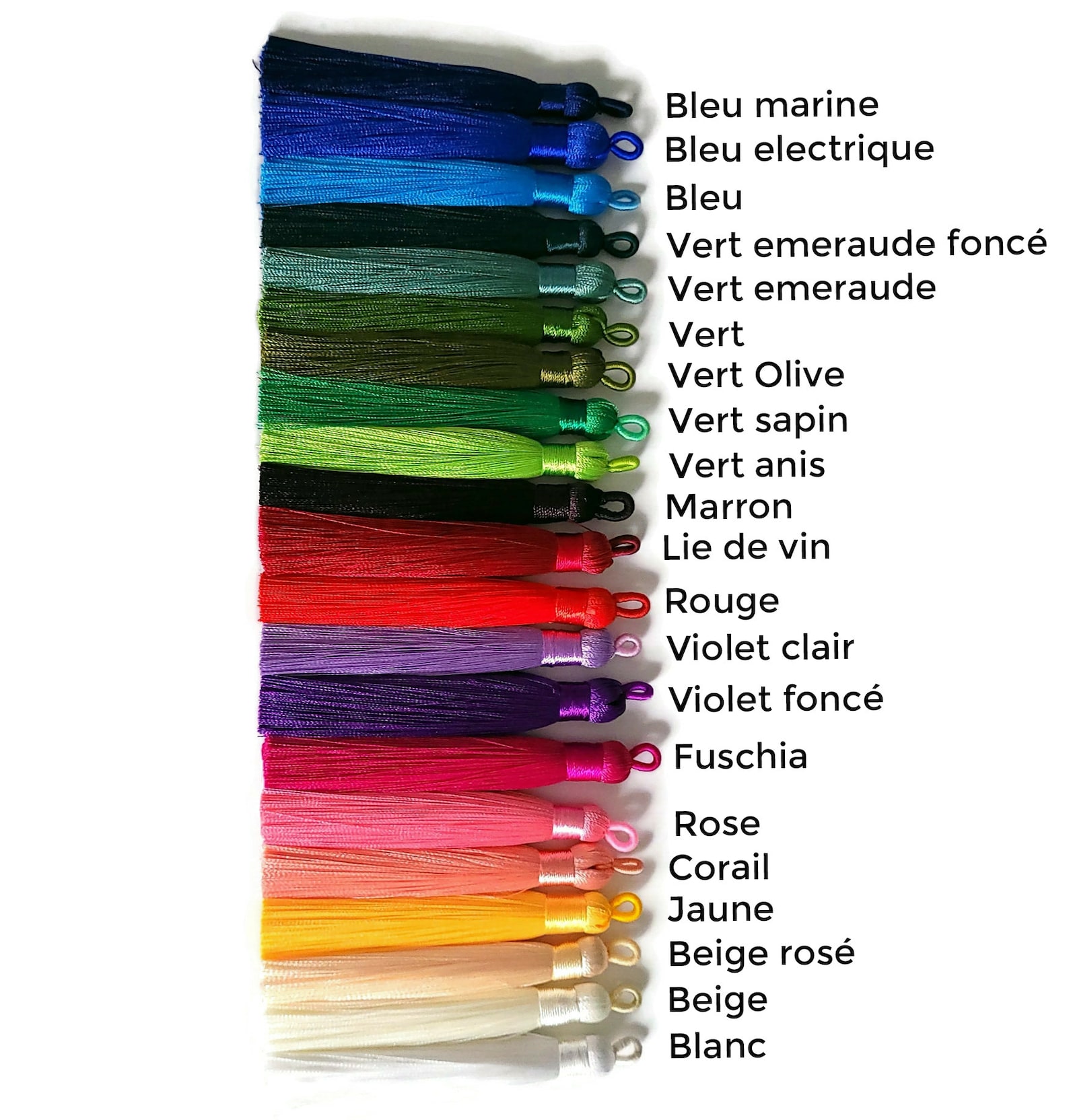 Bordure De Pompons à Franges En Laine Jaune - 3/4 De Pouce, Couleur Jaune, Fabrication France, Neuve