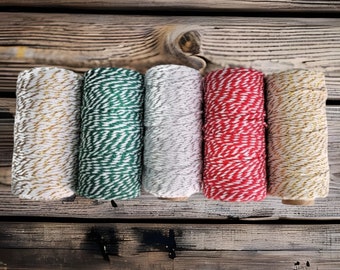 Christmas cotton rope several colors