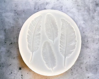 Silicone feather mold