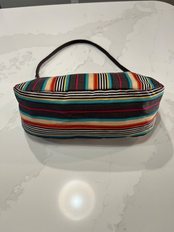 Vintage Lesportsac Striped Sholder Bag Purse - 19… - image 5