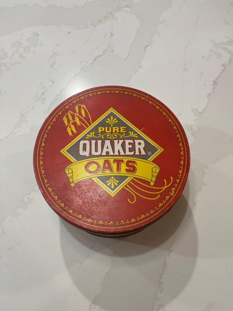 Quaker Rounds Vintage 1983 Quaker Oats Limited Edition Round Tin - Etsy