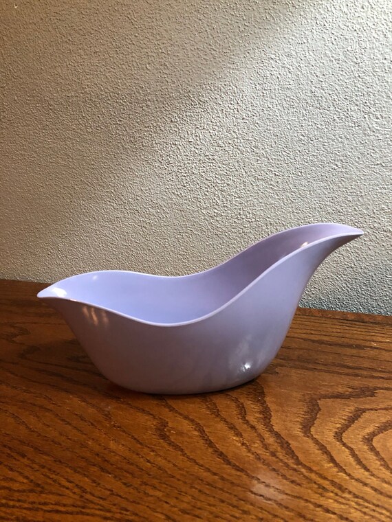 Purple Melmac MCM Vintage Lilac Royalon Melmac Gravy Boat Home & Living
