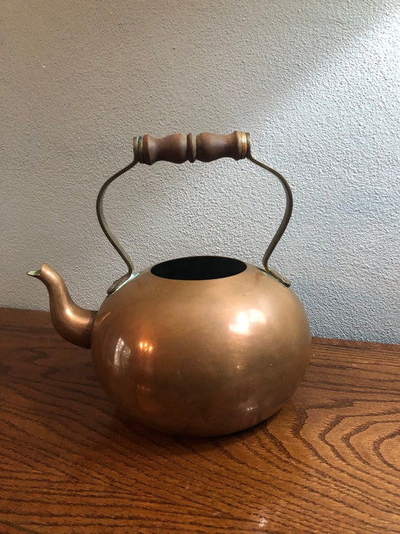 Vintage Copper Tagus Teapot Kettle/watering Can Portugal Etsy