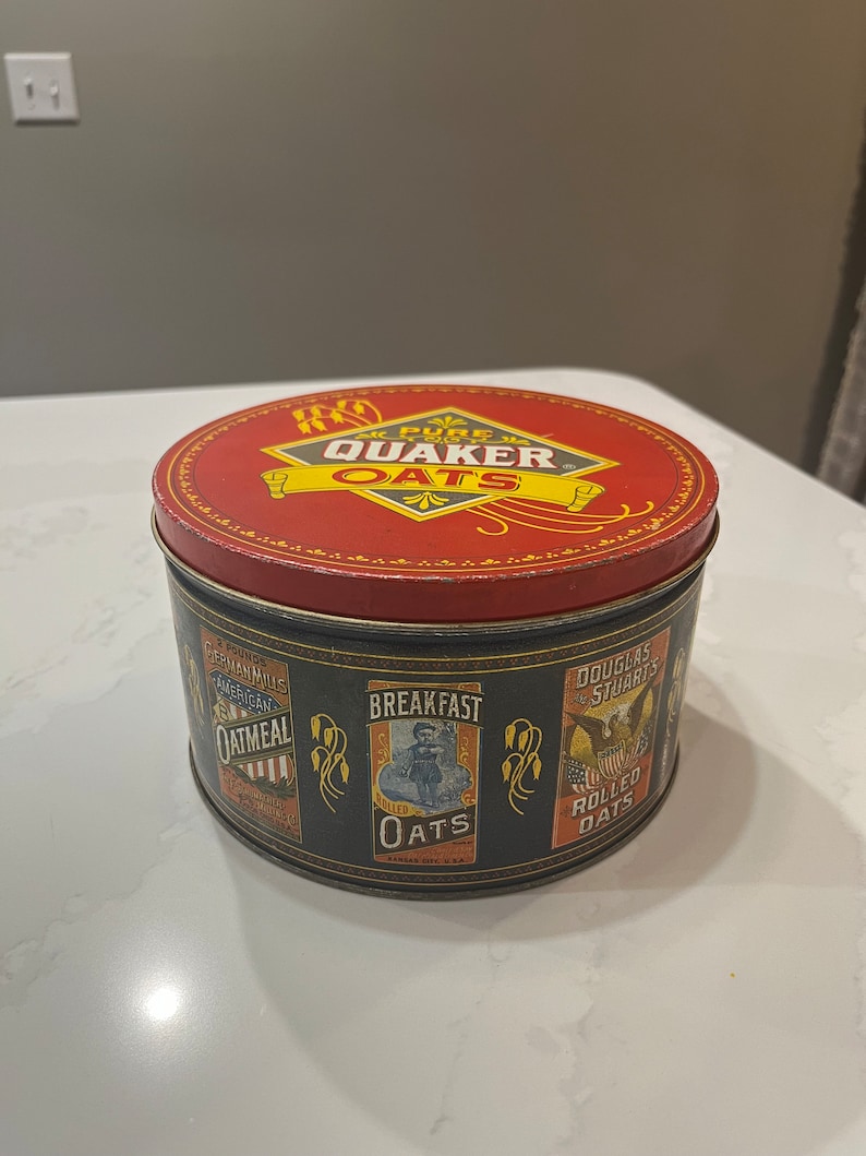 Quaker Rounds Vintage 1983 Quaker Oats Limited Edition Round Tin - Etsy