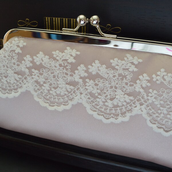 Clutch, Brauttasche ALTROSÉ mit Ivory-Spitze