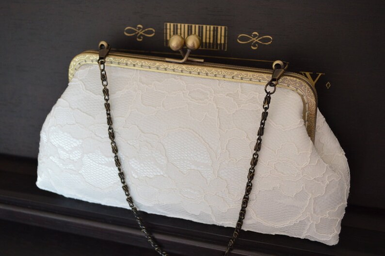 Brauttasche/Clutch VINTAGE LOOK Bild 4