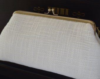 Clutch, Brauttasche IVORY RUSTIKAL