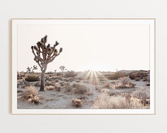 Joshua Tree Print, California Desert Photography, DIGITAL DOWNLOAD, Bohemian Wall Art, Desert Landscape, Digital Printable Wall Art