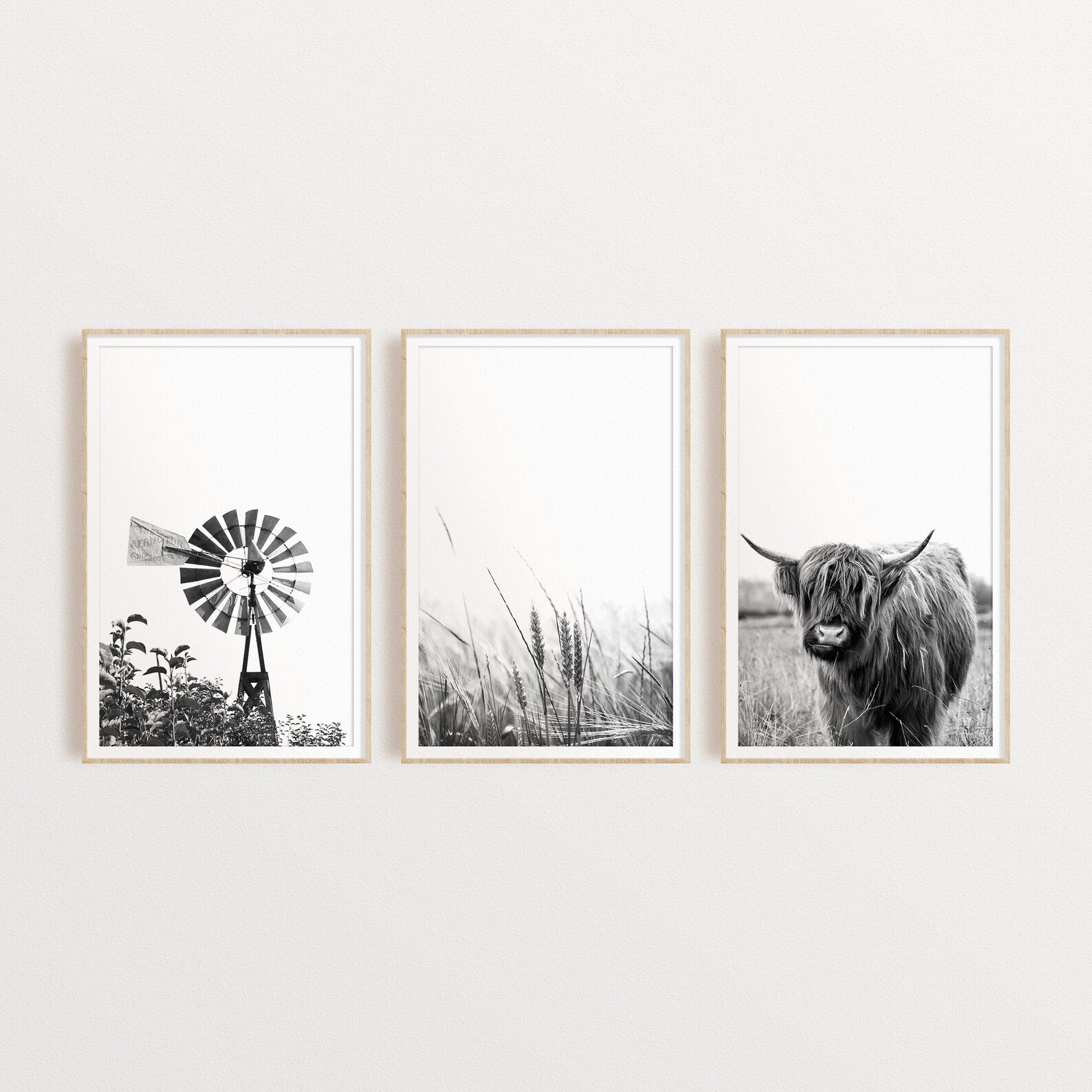 Farmhouse Prints Set Set of 3 Prints Farmhouse Wall Art Etsy