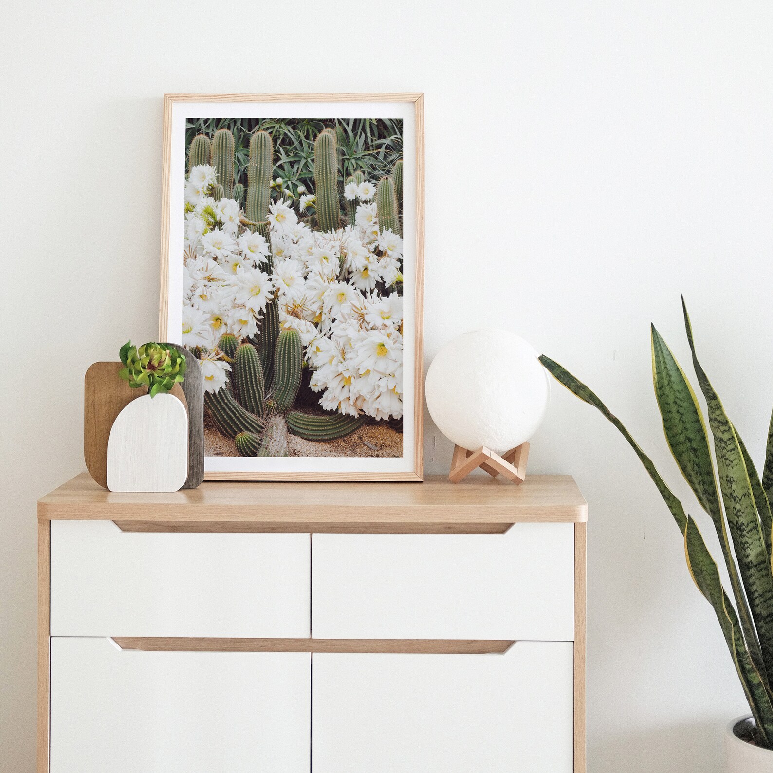 Cactus Print Desert Cactus Wall Art DIGITAL DOWNLOAD Boho Etsy