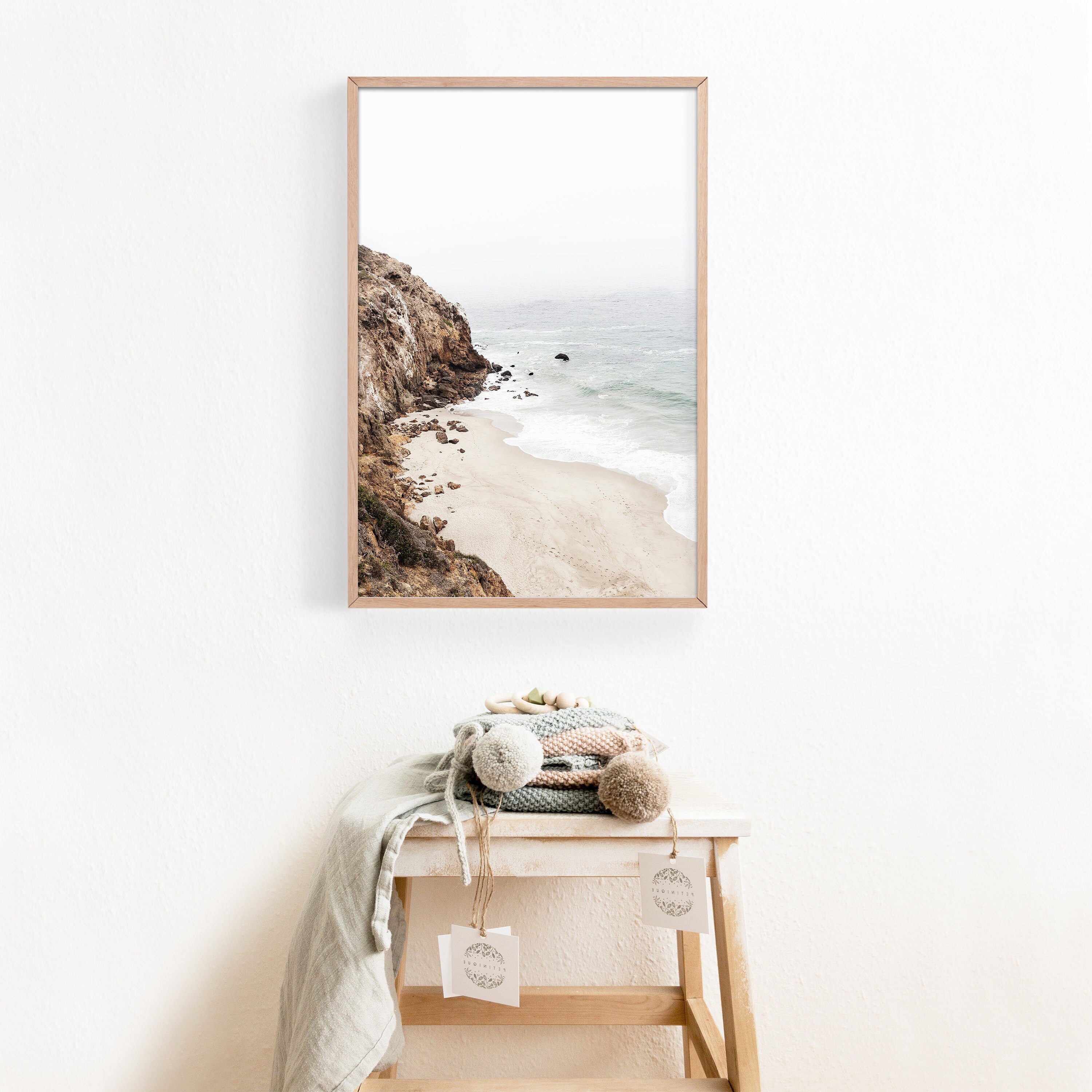 Coastal Print PRINTABLE WALL ART Ocean Wall Art California | Etsy