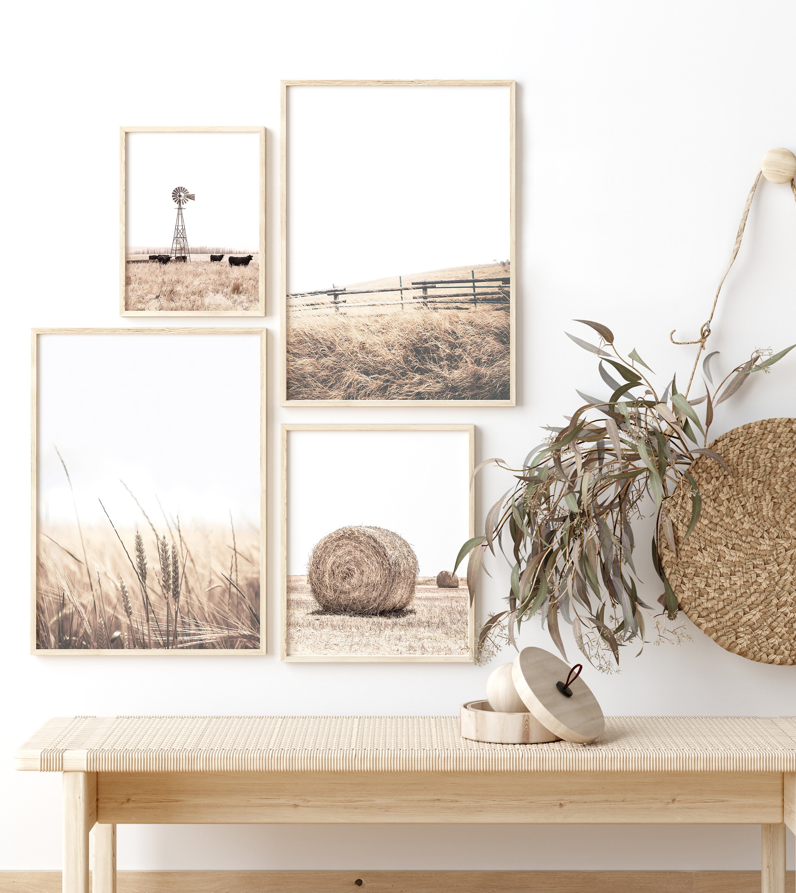 Set of 4 Farmhouse Wall Art Modern Farmhouse Print Country Etsy Australia