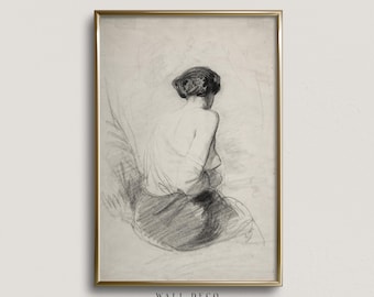 インテリア　美術品　デッサン画　書　アート dog with ball | 松本緑 ｜インテリア絵画 アートの専門通販