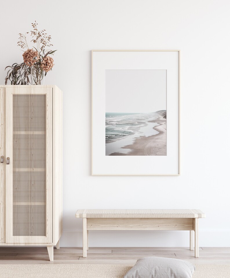 Set of 3 Coastal Prints Coast Wall Art Set Neutral Wall Etsy
