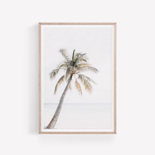 Beach Decor Wall Art Palm Tree Print PRINTABLE Beach - Etsy