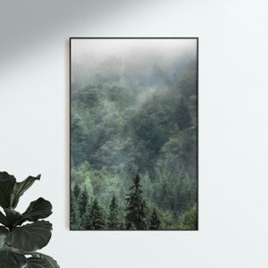 Set of 3 Forest Prints Pine Trees Wall Art Set of 3 Nature Photography ...
