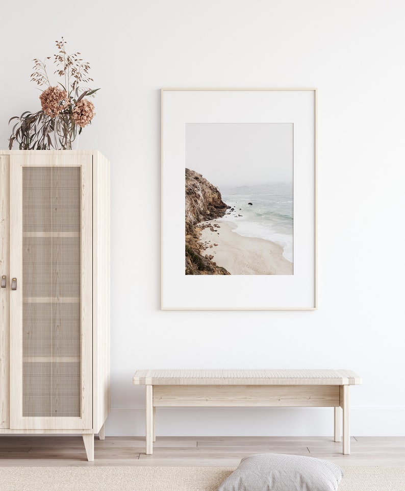 Coastal Print PRINTABLE WALL ART Ocean Wall Art California Photography Boho Beach Printable Ocean Waves Print Instant Download image 4