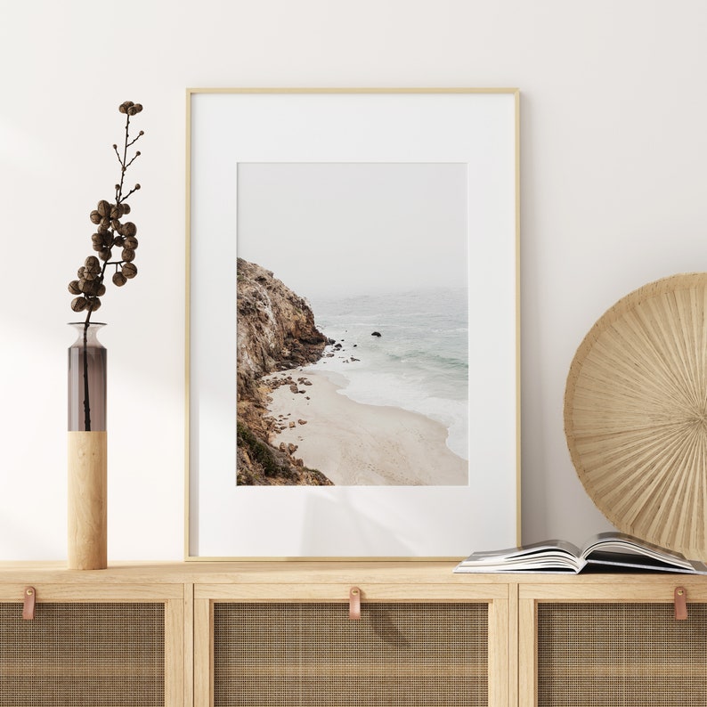 Coastal Print PRINTABLE WALL ART Ocean Wall Art California Photography Boho Beach Printable Ocean Waves Print Instant Download image 5