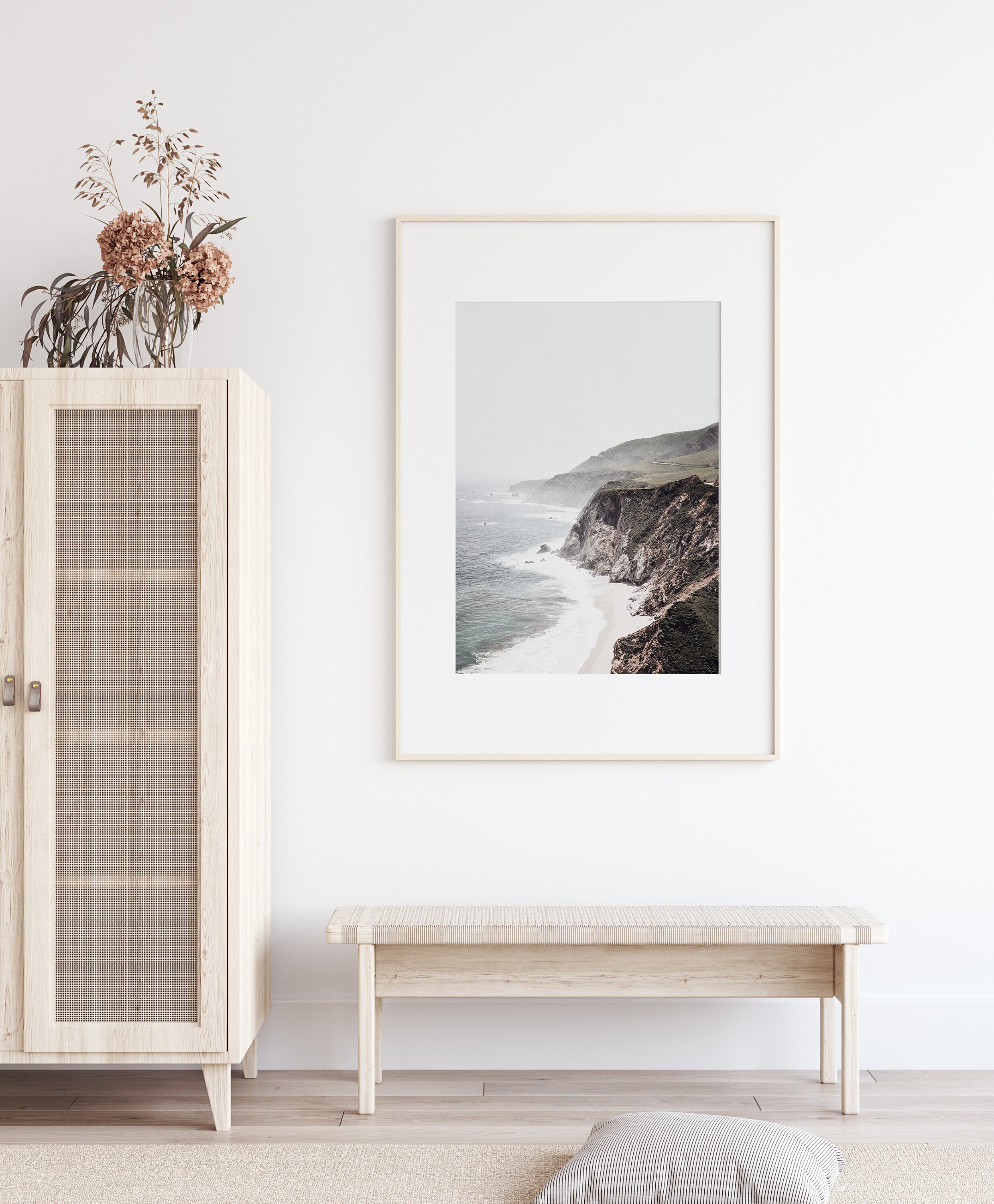 Set of 3 Coastal Prints Beach Wall Art Set Coast Etsy