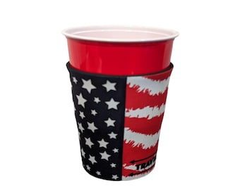 Solo & Pint Glass Cup Holder: Freedom