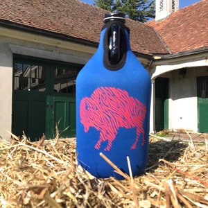 Buffalo Growler Koozie/Growler Insulator/Neoprene/Cozy/Growler Cover
