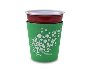 Solo & Pint Glass Cup Holder: Blown Away Shamrock