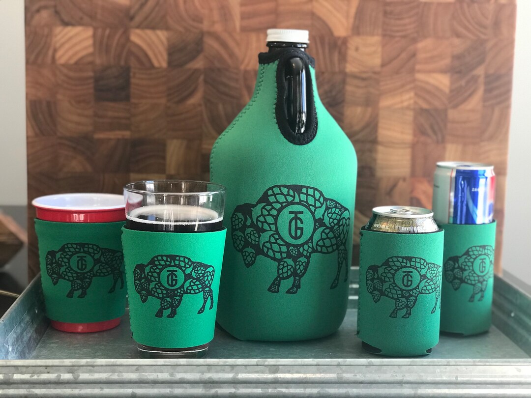 Growler Koozie/hoppy Buffalo /growler Insulation/growler Etsy