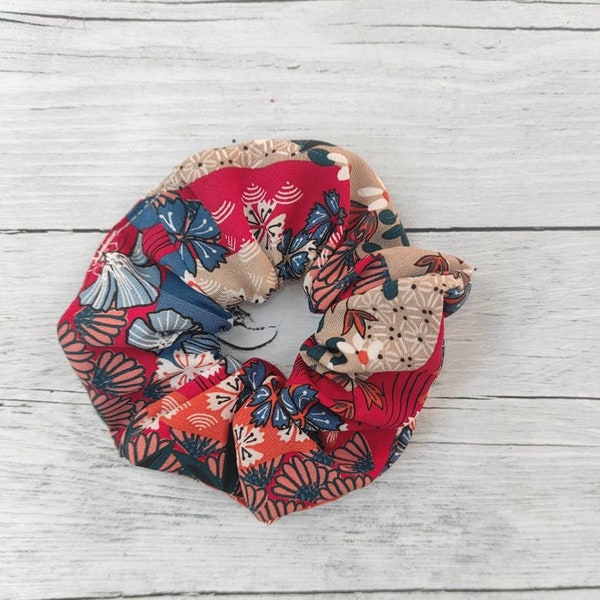 Chouchou femme ou fille, élastique pour cheveux,scrunchie,coloris au choix, collection JAPON