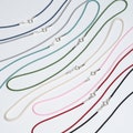 Custom Length Cord Necklace with Sterling Silver Clasp, Silk Cord Necklace, Braided Rope Necklace, 1.5mm String Necklace for Charms Pendants product logo