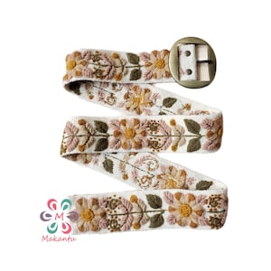 Beige Boho Belt - Etsy display picture 3