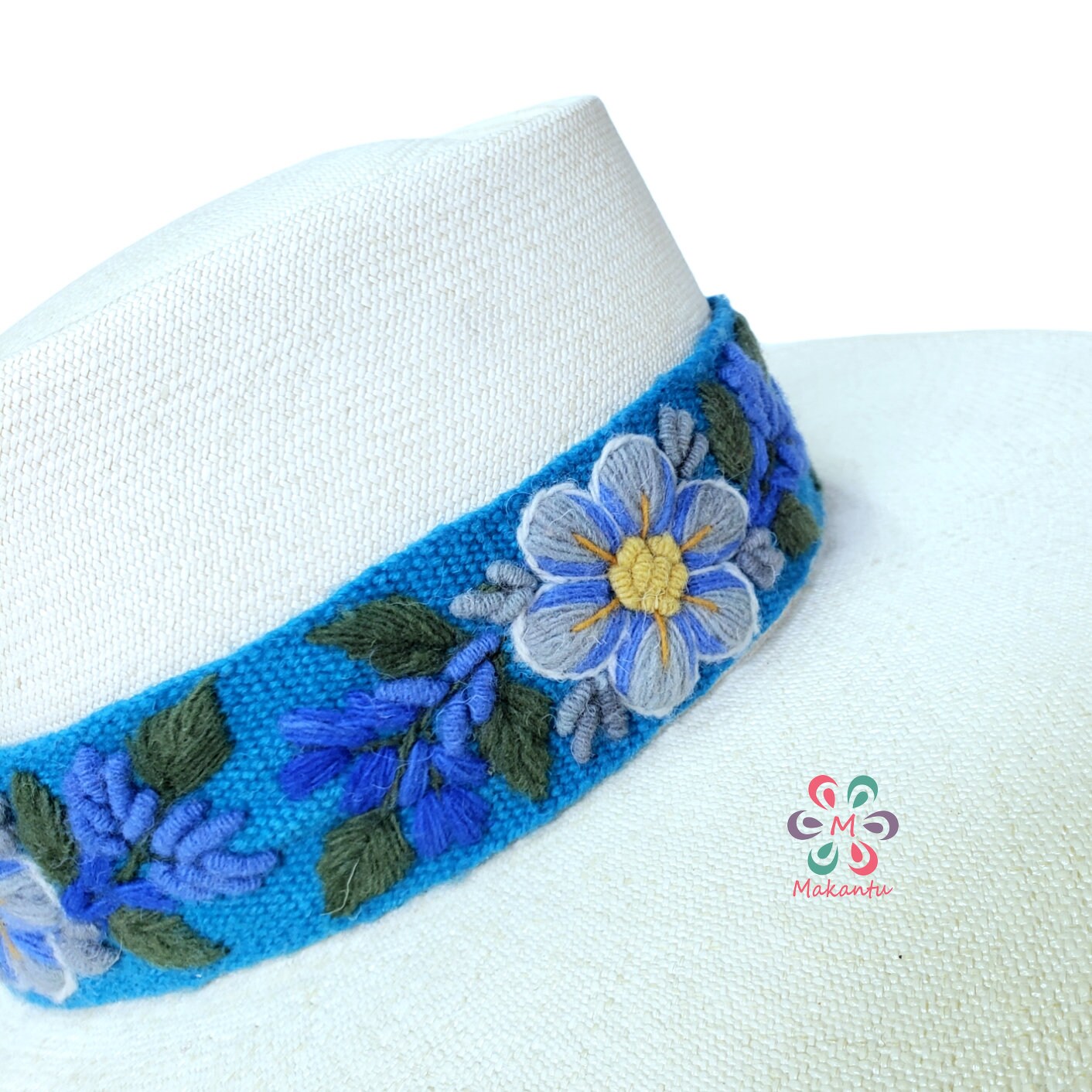帽子 SIDE STRAP FLOWER KNIT CAP SIDE STRAP FLOWER KNIT CAP