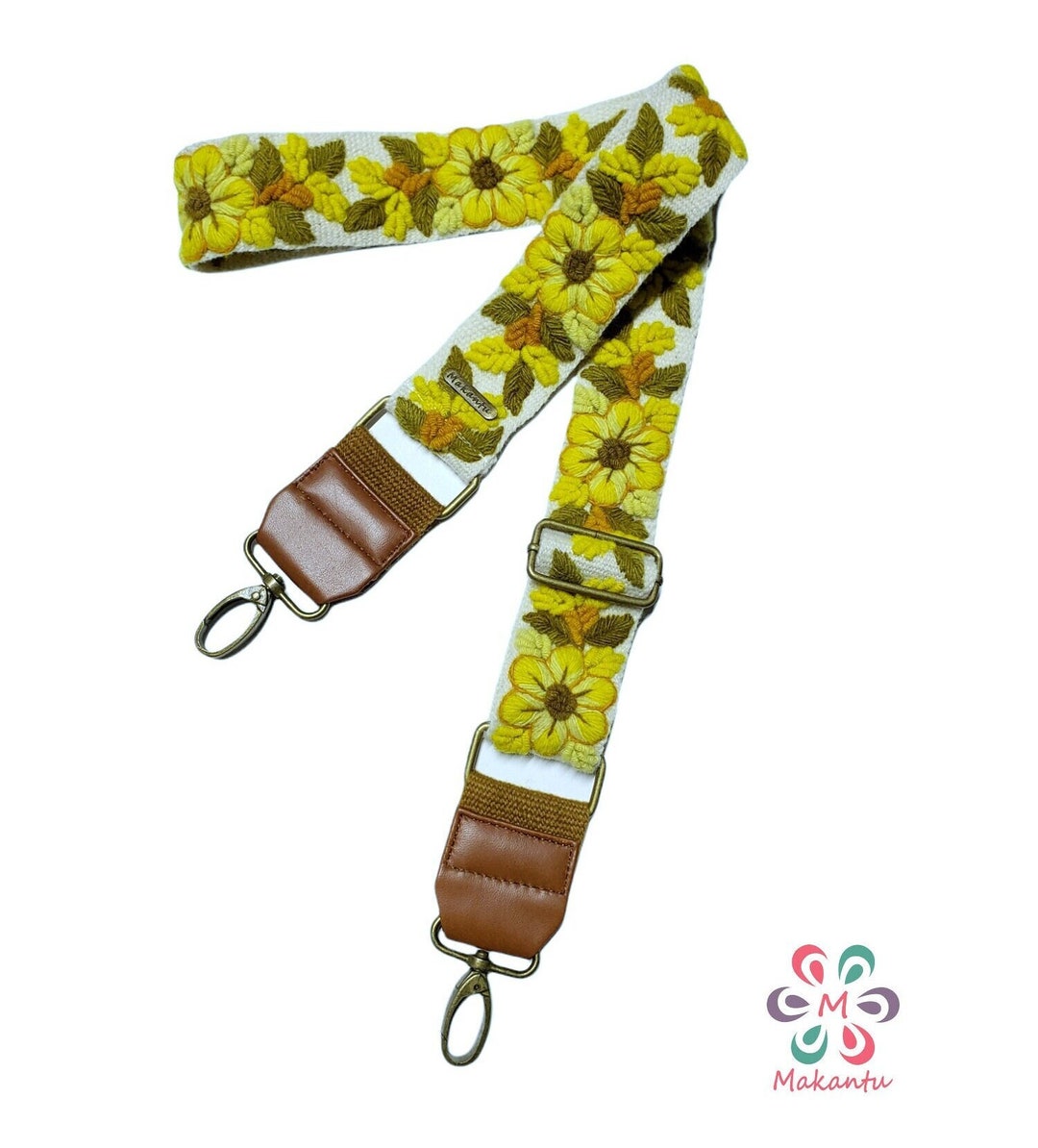 Embroidered Bag Strap Camera Strap Adjustable Bag Shoulder Etsy