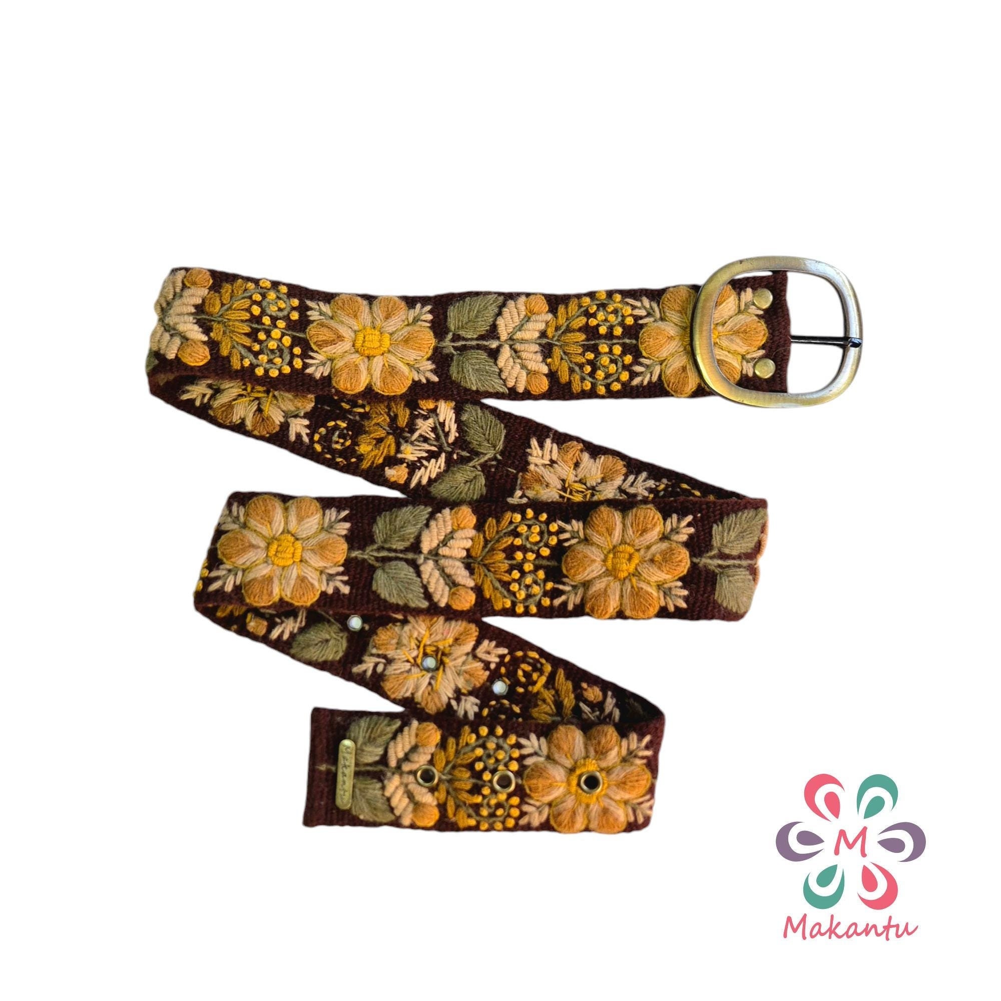 Boho Embroidery Belt - Etsy display picture 3